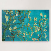 Vincent Van Gogh Blossoming Almond Tree Floral Art ジグソーパズル (横)