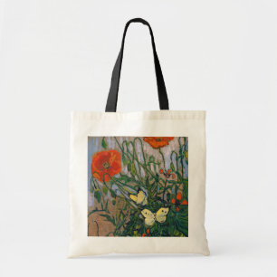 Vincent van Gogh - Butterflies and Poppies トートバッグ