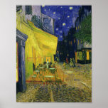 Vincent van Gogh - Cafe Terrace at Night ポスター<br><div class="desc">Vincent van Gogh - Cafe Terrace at Night</div>