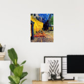 Vincent Van Gogh - Cafe Terrace At Night Fine Art ポスター (ホームオフィス)
