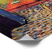 Vincent Van Gogh - Cafe Terrace At Night Fine Art ポスター (角)