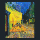 Vincent Van Gogh Cafe Terrace At Night Fine Art ポスター<br><div class="desc">Vincent Van Gogh Cafe Terrace At Night Fine Art Poster</div>