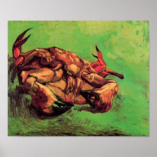 Vincent Van Gogh - Crab On Its Back Fine Art ポスター (正面)