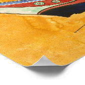 Vincent van Gogh - Fishing Boats on the Beach ポスター (角)