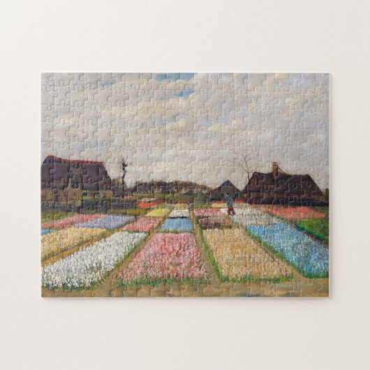 Vincent van Gogh - Flower Beds in Holland ジグソーパズル (横)
