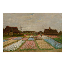 Vincent van Gogh  Flower Beds in Holland, c. 1883 ポスター