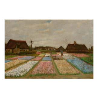 Vincent van Gogh  Flower Beds in Holland, c. 1883 ポスター