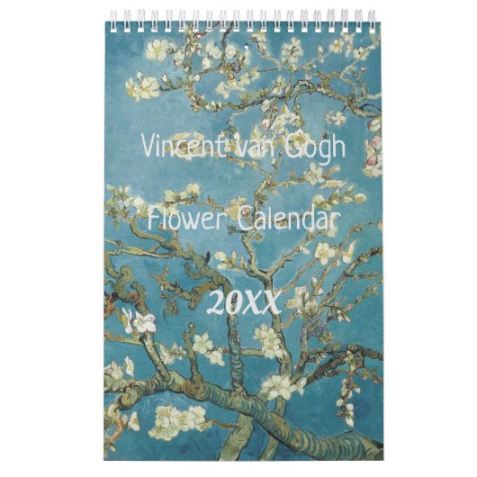 Vincent van Gogh Flowers Calendar カレンダー (カバー)