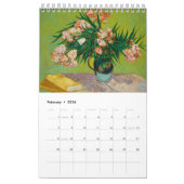 Vincent van Gogh Flowers Calendar カレンダー (2月 2026)