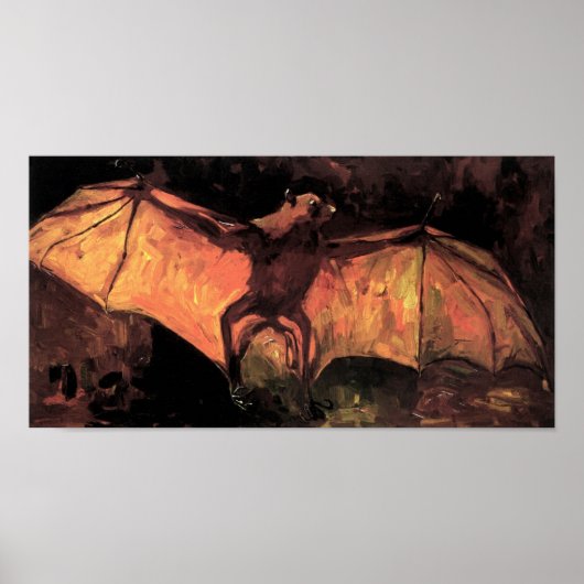 Vincent Van Gogh - Flying Fox - Halloween Fine Art ポスター (正面)