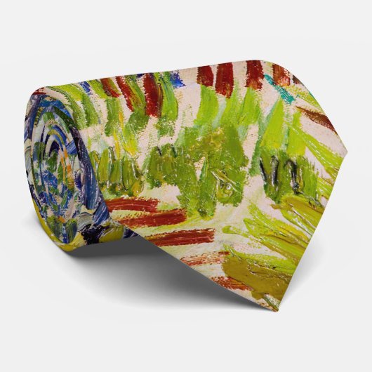 Vincent van Gogh - Garden at Arles ネクタイ (ロール)