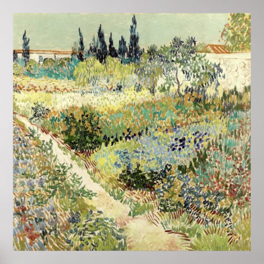 Vincent Van Gogh Garden at Arles ポスター (正面)