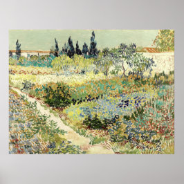 Vincent Van Gogh Garden at Arles ポスター