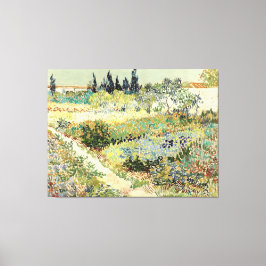 Vincent Van Gogh Garden at Arles 1888 キャンバスプリント