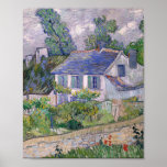 Vincent Van Gogh - Houses at Auvers ポスター<br><div class="desc">Vincent Van Gogh - Houses at Auvers</div>