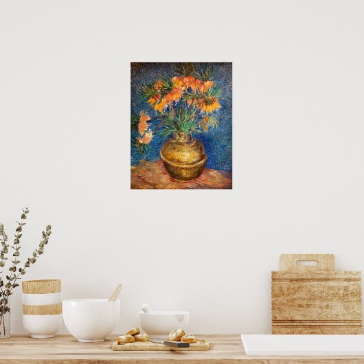Vincent van Gogh - Imperial Fritillaries ポスター (キッチン)