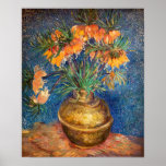 Vincent van Gogh - Imperial Fritillaries ポスター<br><div class="desc">Imperial Fritillaries in a Copper Vase / Fritillaires,  couronne imperiale dans un vase de cuivre - Vincent van Gogh,  1887</div>