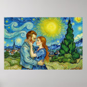 Vincent Van Gogh in love -- WONKY ART ポスター (正面)