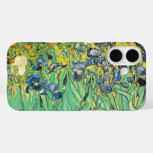 Vincent van Gogh Irises 1889 Blue Flow Flowers Case-Mate iPhoneケース (裏面 (横))