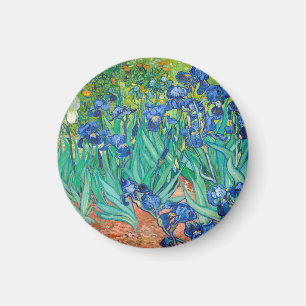 Vincent Van Gogh Irises Floral Vintage Fine Art マグネット