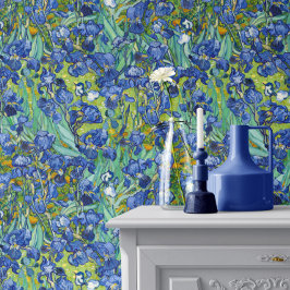 Vincent Van Gogh Irises in Blue and Green 壁紙