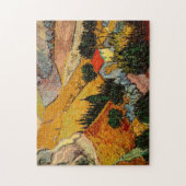 Vincent van Gogh - Landscape, House and Ploughman ジグソーパズル (縦)