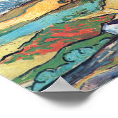 Vincent Van Gogh - Les Alpilles Mountain Landscape ポスター (角)