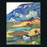 Vincent Van Gogh - Les Alpilles Mountain Landscape ポスター<br><div class="desc">Vincent Van Gogh - Les Alpilles Mountain Landscape</div>