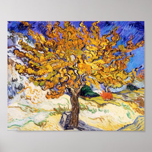 Vincent Van Gogh Mulberry Tree Fine Art ポスター (正面)