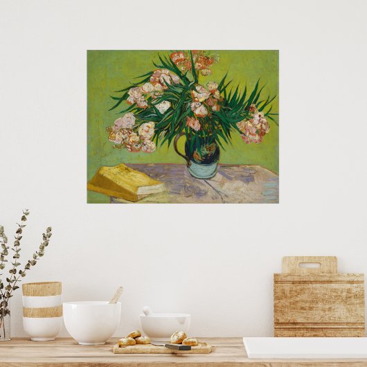 Vincent Van Gogh Oleander Still Life ポスター (キッチン)