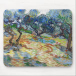 Vincent van Gogh - Olive Trees: Bright blue sky マウスパッド<br><div class="desc">Olive Trees: Bright blue sky - Vincent van Gogh,  1889</div>