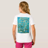 Vincent Van Gogh painting Almond Blossoms Tシャツ (裏面フル)