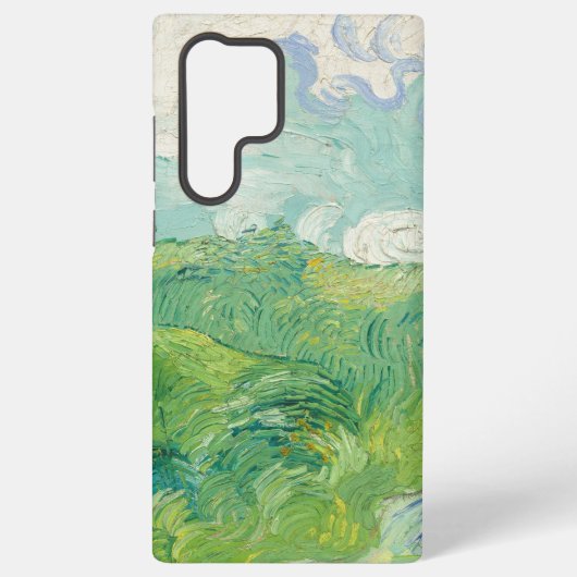 Vincent Van Gogh painting Green wheat field Samsung Galaxyケース (裏面)