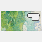 Vincent Van Gogh painting Green wheat field Samsung Galaxyケース (裏面横)