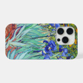 Vincent Van Gogh painting Irises iPhoneケース (裏面横)