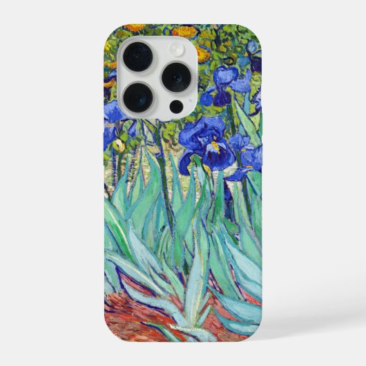 Vincent Van Gogh painting Irises iPhoneケース (裏面)