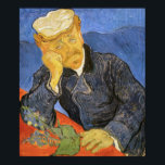 Vincent Van Gogh - Portrait of Doctor Paul Gachet ポスター<br><div class="desc">Portrait of Doctor Paul Gachet / Portrait du docteur Gachet avec branche de digitale by Vincent Van Gogh in 1890</div>