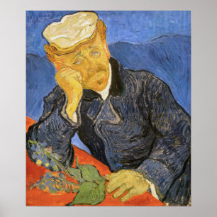 Vincent Van Gogh - Portrait of Doctor Paul Gachet ポスター