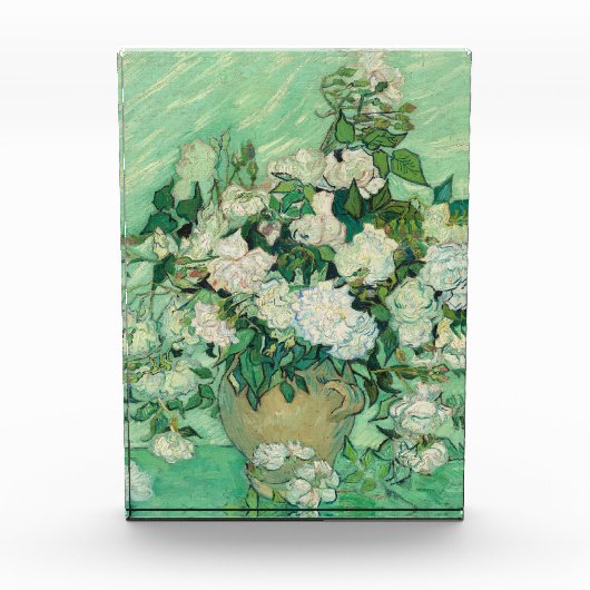 Vincent van Gogh Roses フォトブロック (正面)