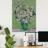 Vincent van Gogh - Roses ポスター (ホームオフィス)