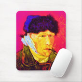 Vincent Van Gogh - Self Portrait Bandage Pop Art マウスパッド (マウス)
