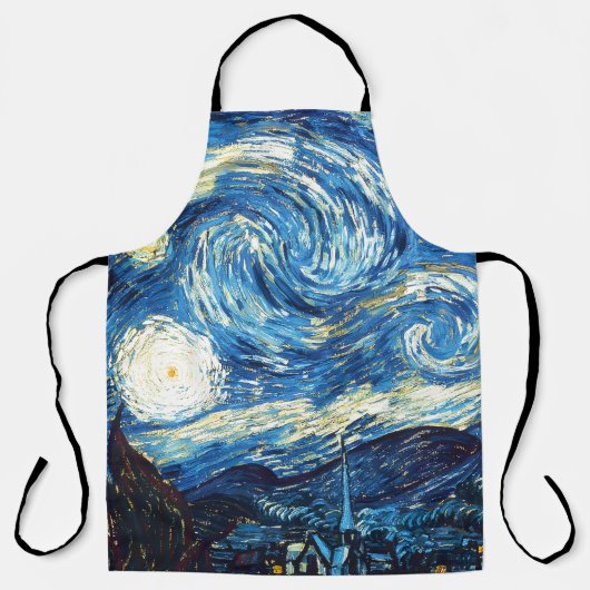Vincent van Gogh - Starry Night, エプロン (正面)