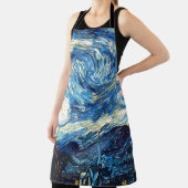 Vincent van Gogh - Starry Night, エプロン (インサイチュ)