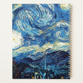 Vincent van Gogh - Starry Night, プランナー手帳 (裏面)