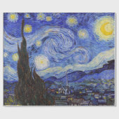 Vincent van Gogh, “ Starry night ” ラッピングペーパー (フラット)