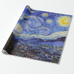 Vincent van Gogh, “ Starry night ” ラッピングペーパー<br><div class="desc">私はVincent van Gogh,  “ Starry night ”が好きな人のためにこの製品を作りました。</div>