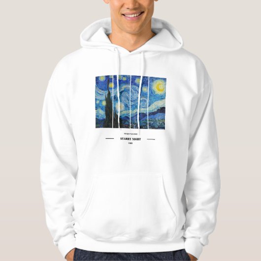Vincent Van Gogh Starry Night Hoodie パーカ (正面)