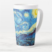 Vincent van Gogh - Starry Night Latte Mug カフェラテマグ (右アングル)