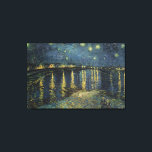 Vincent van Gogh | Starry Night Over the Rhone キャンバスプリント<br><div class="desc">The Starry Night, 1888 | by Vincent van Gogh | Art Location: Musee d'Orsay, Paris, France | Dutch Artist | Image Collection Number: XIR60960</div>