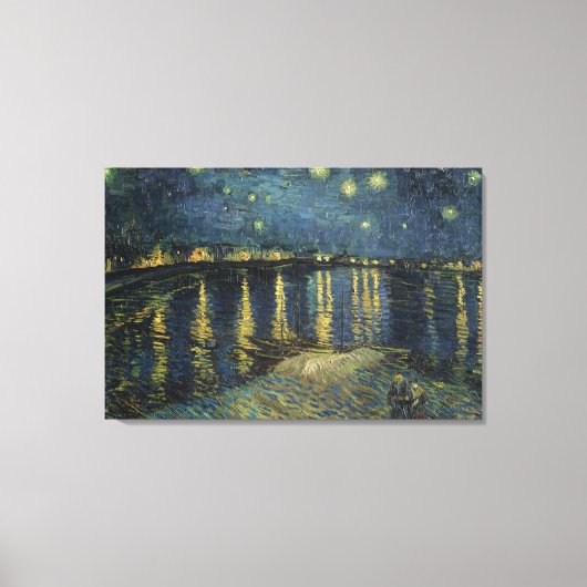 Vincent van Gogh | Starry Night Over the Rhone キャンバスプリント (正面)